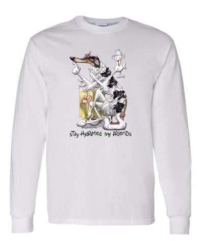 Borzoi - Stay Hydrated - Mike's Faves - Long Sleeve T-Shirt