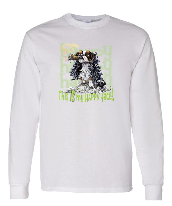 English Toy Spaniel - Who's A Happy Dog - Long Sleeve T-Shirt