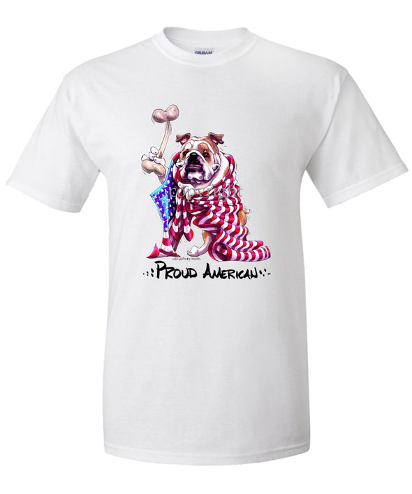 Bulldog - Proud American - T-Shirt