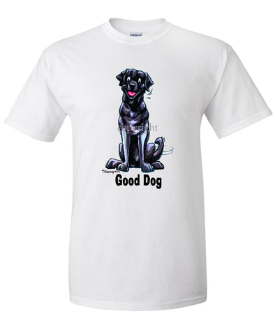 Labrador Retriever  Black - Good Dog - T-Shirt