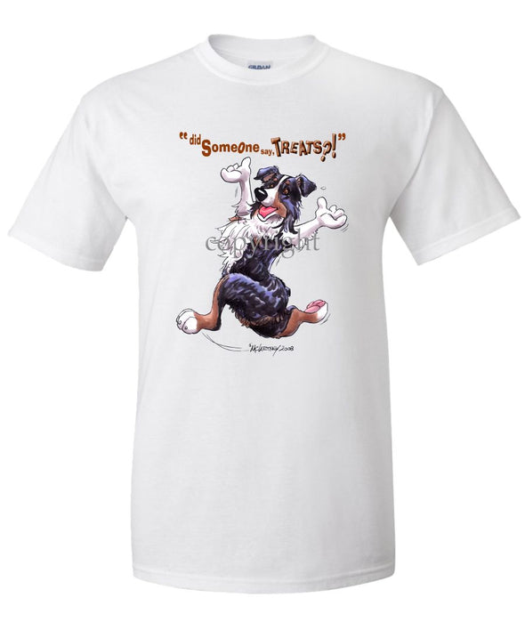 Australian Shepherd  Black Tri - Treats - T-Shirt