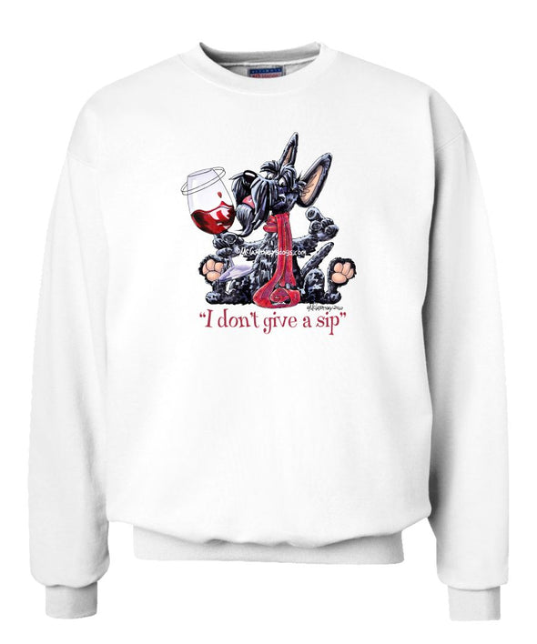 Scottish Terrier - I Don't Give a Sip - Sweatshirt