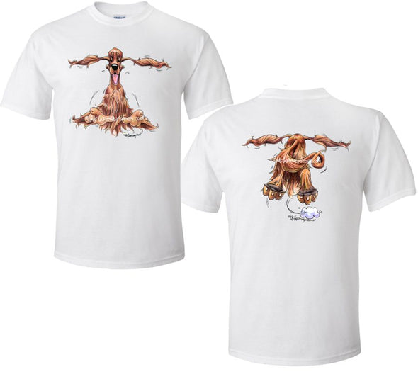 Irish Setter - Coming and Going - T-Shirt (Double Sided)