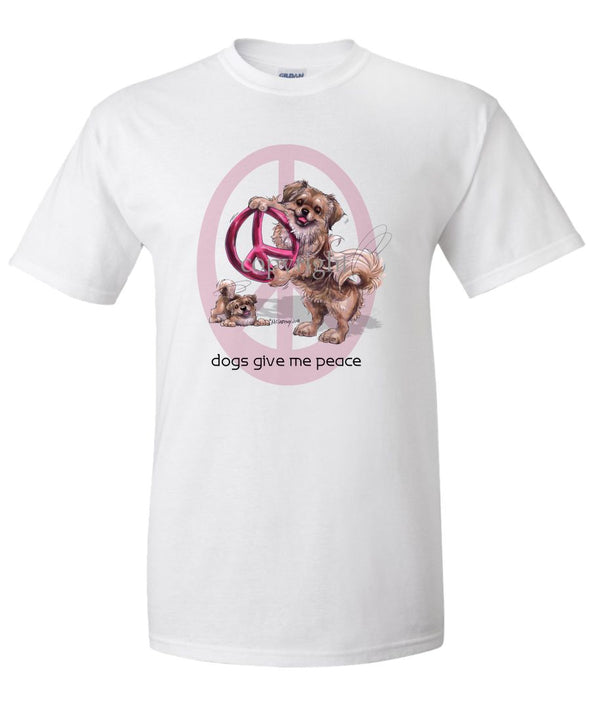 Tibetan Spaniel - Peace Dogs - T-Shirt