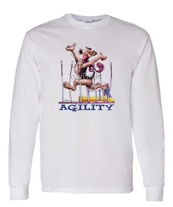 Airedale Terrier - Agility Weave II - Long Sleeve T-Shirt