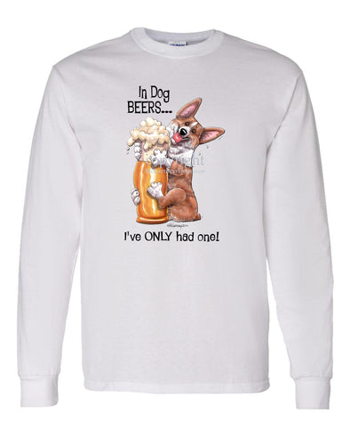 Welsh Corgi Pembroke - Dog Beers - Long Sleeve T-Shirt