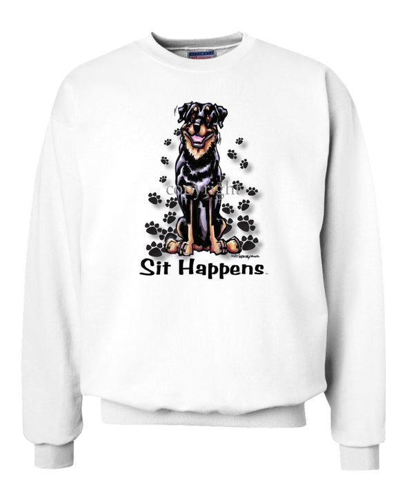 Rottweiler - Sit Happens - Sweatshirt