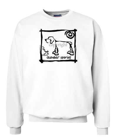 Clumber Spaniel - Cavern Canine - Sweatshirt