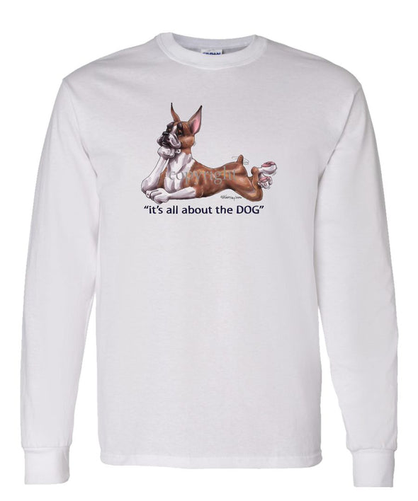 Boxer - All About The Dog - Long Sleeve T-Shirt