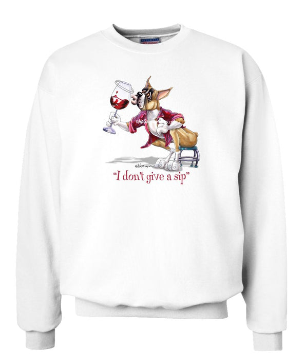 Boxer - I Don't Give a Sip - Sweatshirt