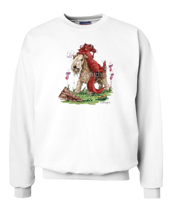 Lakeland Terrier - With Fox - Caricature - Sweatshirt