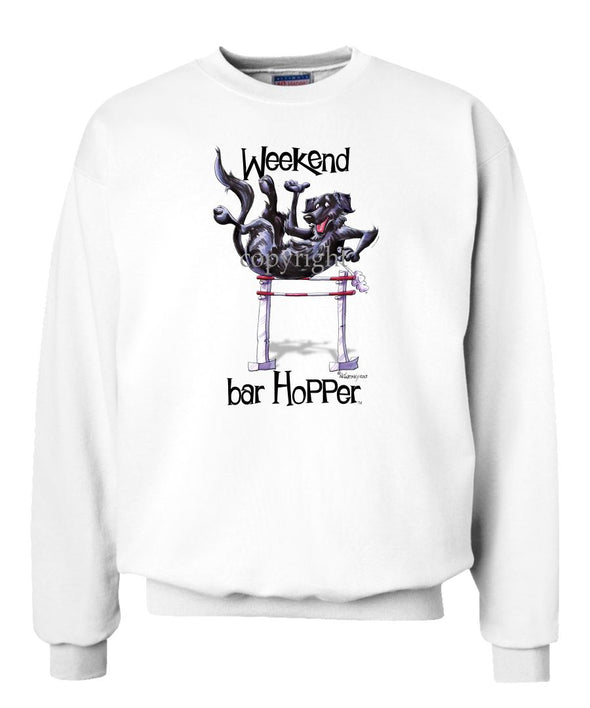 Flat Coated Retriever - Weekend Barhopper - Sweatshirt
