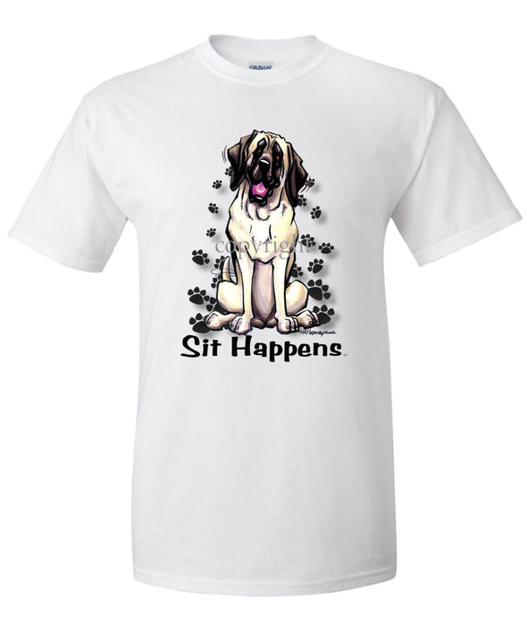 Mastiff - Sit Happens - T-Shirt