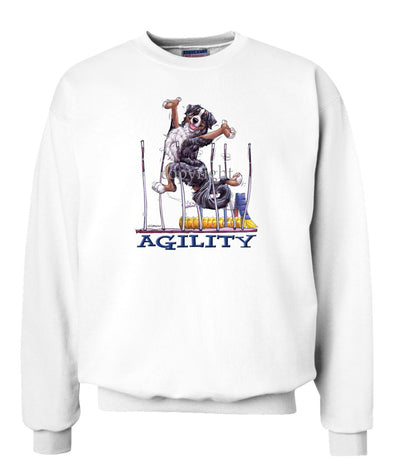 Bernese Mountain Dog - Agility Weave II - Sweatshirt