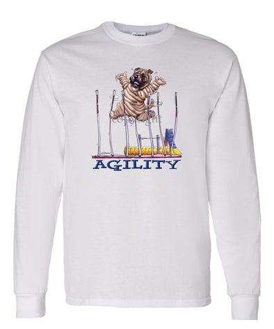 Shar Pei - Agility Weave II - Long Sleeve T-Shirt