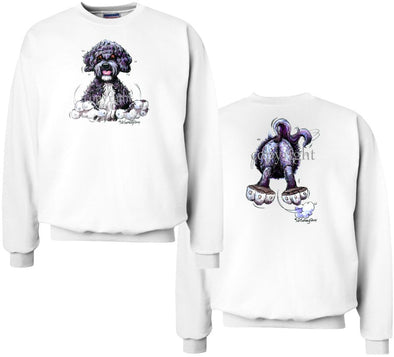 Portuguese Water Dog - Coming and Going - Sweatshirt (Double Sided)