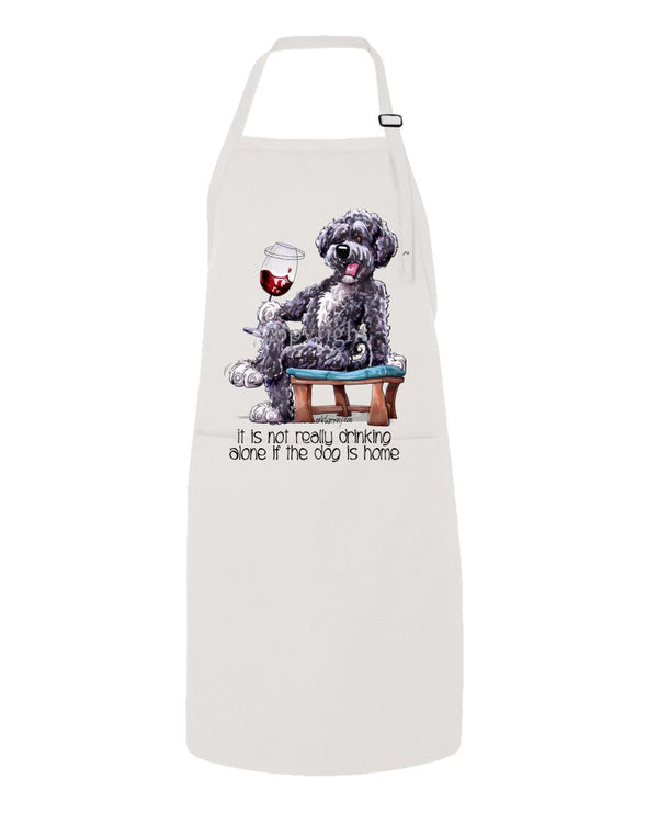 Portuguese Water Dog - It's Not Drinking Alone - Apron