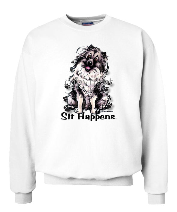 Keeshond - Sit Happens - Sweatshirt