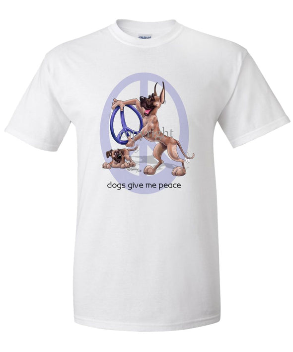 Great Dane - Peace Dogs - T-Shirt
