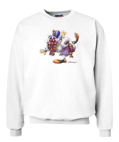 American Eskimo Dog - Clown - Mike's Faves - Sweatshirt