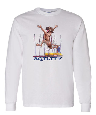 Rhodesian Ridgeback - Agility Weave II - Long Sleeve T-Shirt