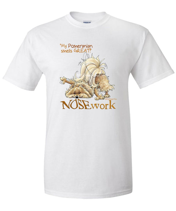 Pomeranian - Nosework - T-Shirt