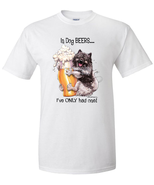 Keeshond - Dog Beers - T-Shirt