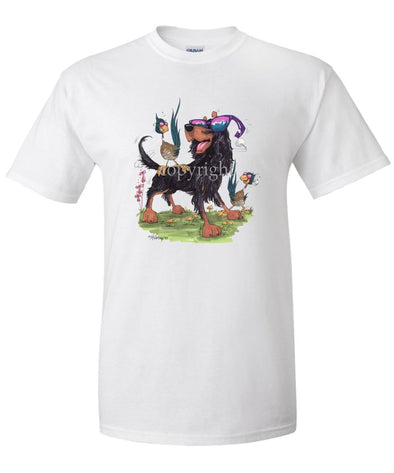 Gordon Setter - With Shades - Caricature - T-Shirt