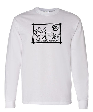 Welsh Corgi Cardigan - Cavern Canine - Long Sleeve T-Shirt