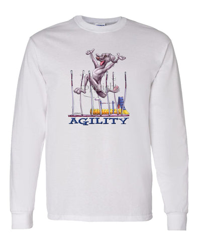 Weimaraner - Agility Weave II - Long Sleeve T-Shirt