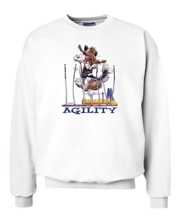 Basset Hound - Agility Weave II - Sweatshirt