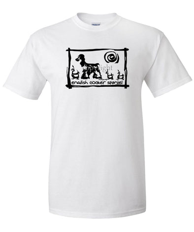 English Cocker Spaniel - Cavern Canine - T-Shirt