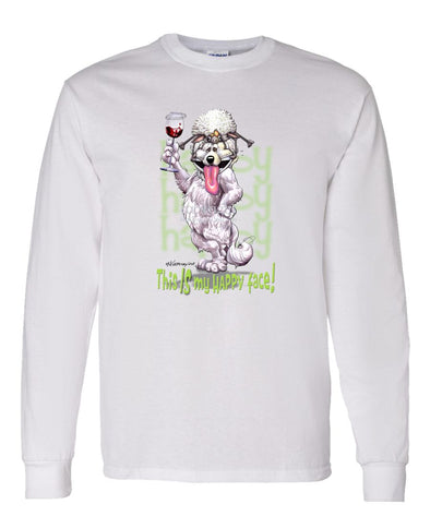 Great Pyrenees - Who's A Happy Dog - Long Sleeve T-Shirt