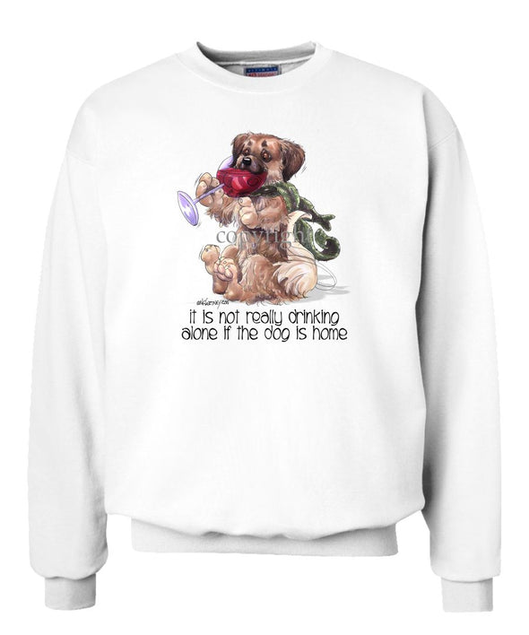 Tibetan Spaniel - It's Not Drinking Alone - Sweatshirt