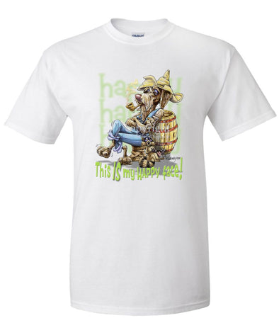 German Wirehaired Pointer - Who's A Happy Dog - T-Shirt