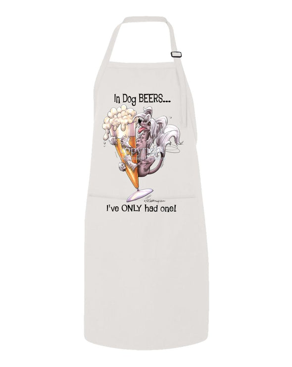 Chinese Crested - Dog Beers - Apron
