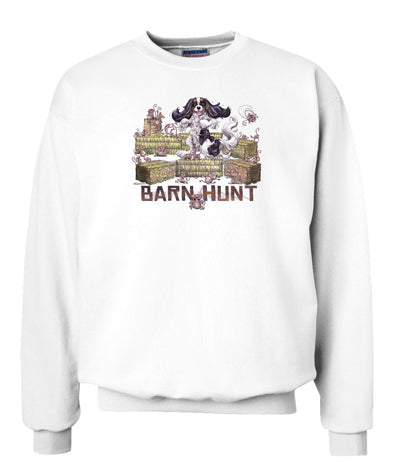 Cavalier King Charles  Black Tri - Barnhunt - Sweatshirt