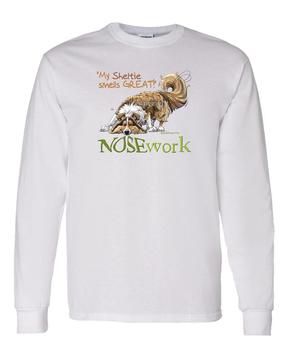 Shetland Sheepdog - Nosework - Long Sleeve T-Shirt
