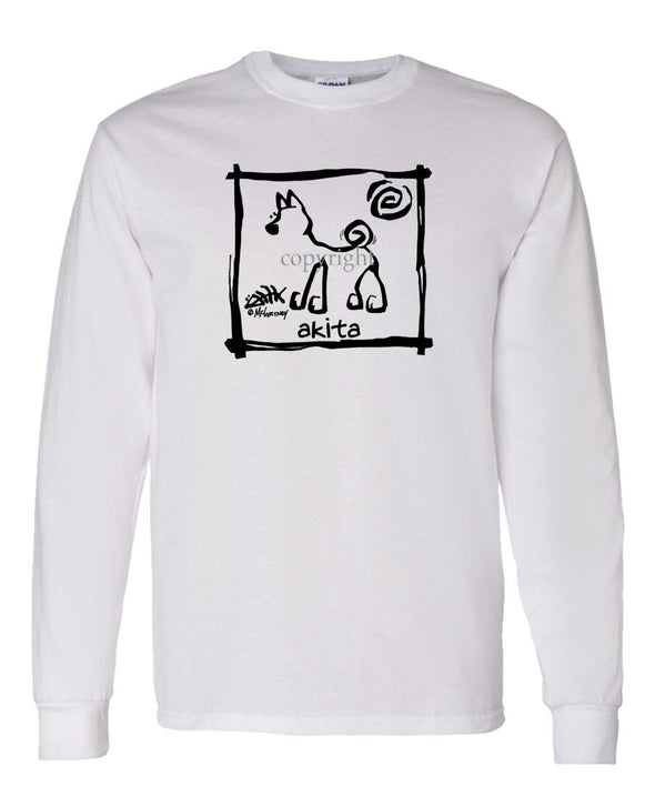 Akita - Cavern Canine - Long Sleeve T-Shirt