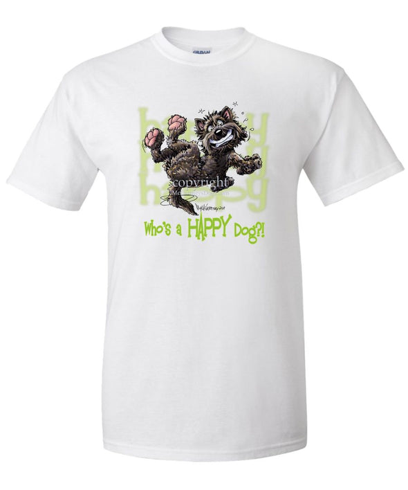 Cairn Terrier - Who's A Happy Dog - T-Shirt