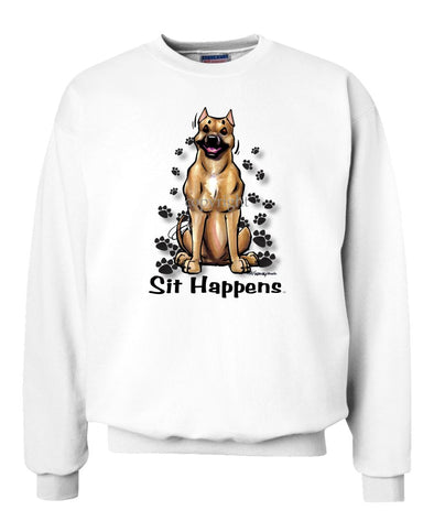 American Staffordshire Terrier - Sit Happens - Sweatshirt