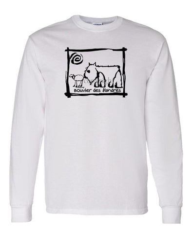 Bouvier Des Flandres - Cavern Canine - Long Sleeve T-Shirt