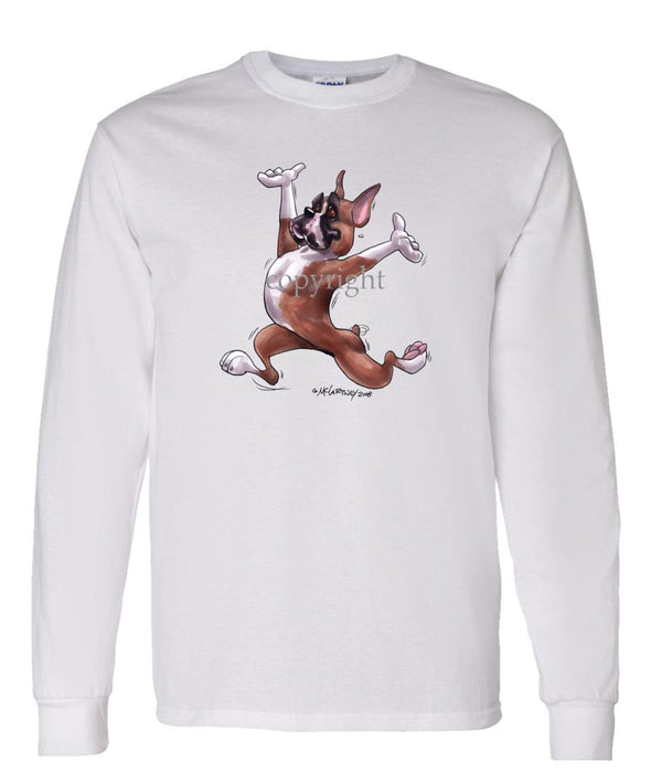 Boxer - Happy Dog - Long Sleeve T-Shirt