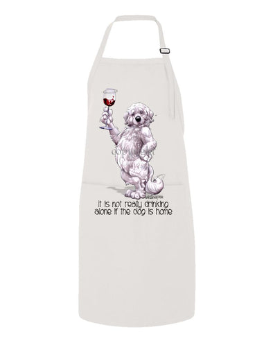 Great Pyrenees - It's Not Drinking Alone - Apron