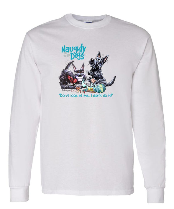 Scottish Terrier - Naughty Dogs - Mike's Faves - Long Sleeve T-Shirt