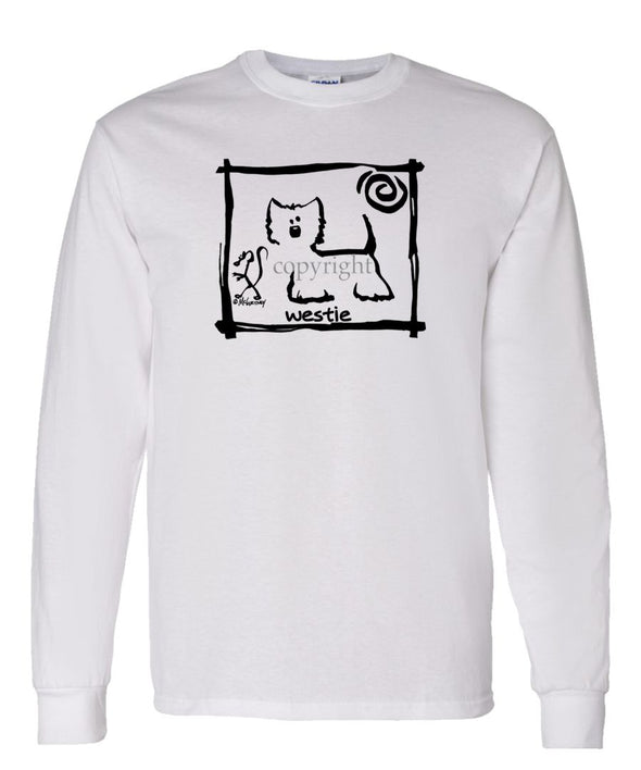 West Highland Terrier - Cavern Canine - Long Sleeve T-Shirt