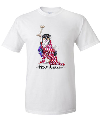 Australian Shepherd - Proud American - T-Shirt