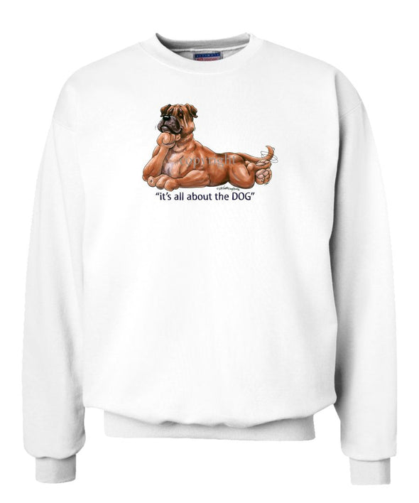 Bullmastiff - All About The Dog - Sweatshirt