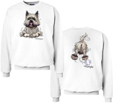 Cairn Terrier - Coming and Going - Sweatshirt (Double Sided)