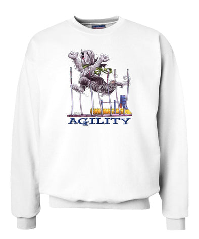 Bearded Collie - Agility Weave II - Sweatshirt